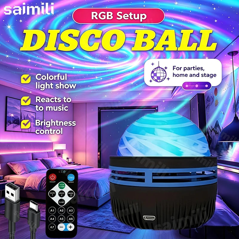 Starry Room Projector Light with Remote